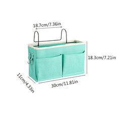 Bedside Caddy Hanging Organizer for Bunk Beds Dorm Rooms