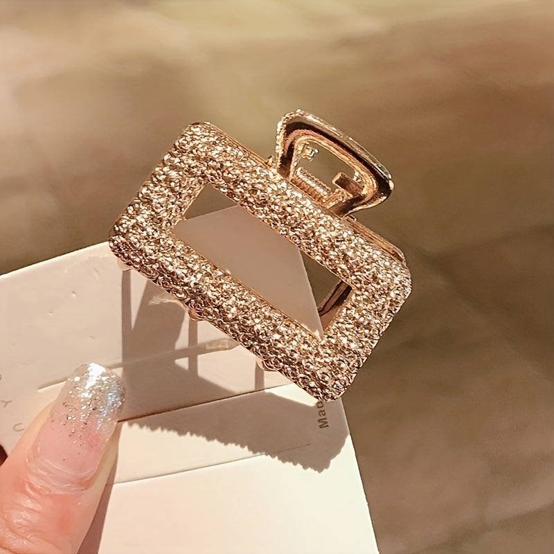 5pcs Mini Alloy Grab Clip Golden Hair Clip for Women
