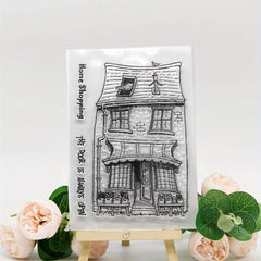 1pc House DIY Scrapbook Transparent Stamp