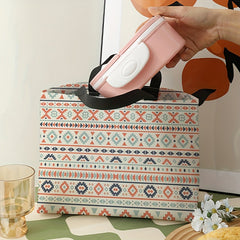 Arabic Letters LOVE Printed Lunch Bag Waterproof Insulated Bag