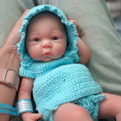 12 Eyed Reborn Baby Doll Soft Silicone Realistic Features