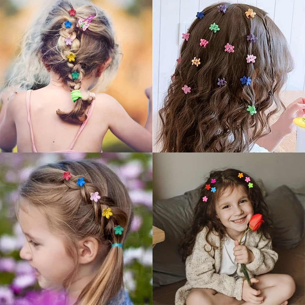 10pcs Colorful Mini Kids Hair Claw Hair Accessories