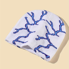 Men's Lightning Print Knit Hat