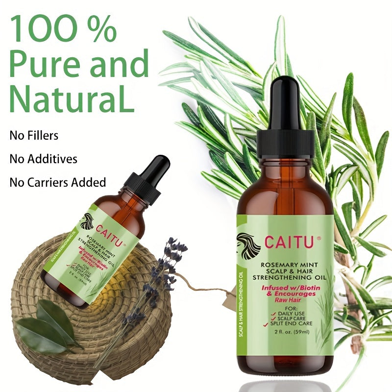 Rosemary Mint Hair Care Essence for Stronger Hair