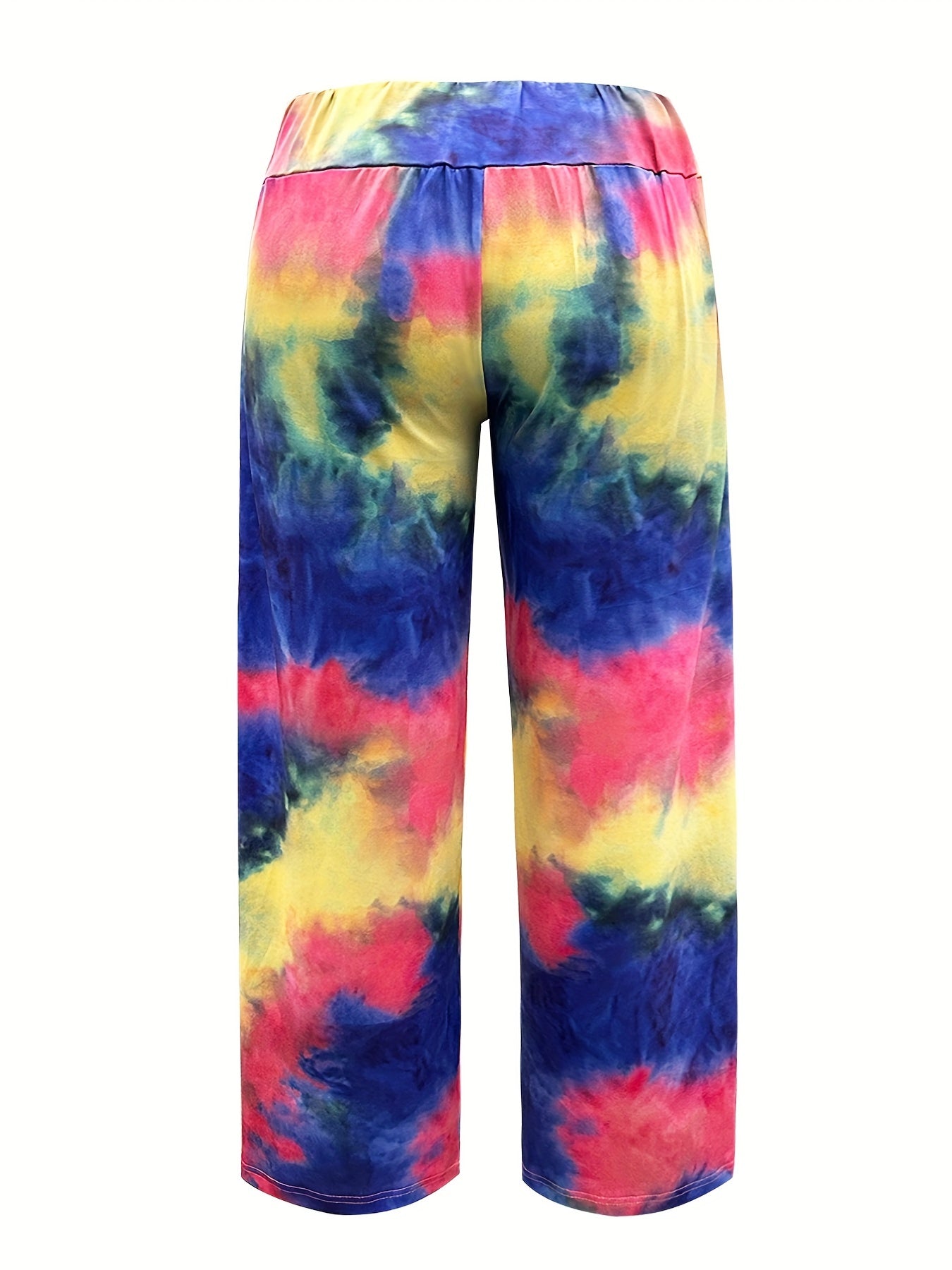 Tie Dye High Stretch Low Rise Straight Leg Pants