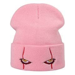 Horror Clown Eye Embroidered Hat
