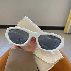 Y2K Wrap Around Sunglasses UV400 Mirrored Sun Shades for Women Men