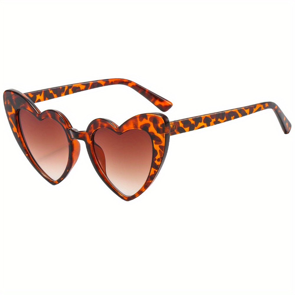 Heart Sunglasses For Women Men Casual Love Theme Candy Glasses UV400