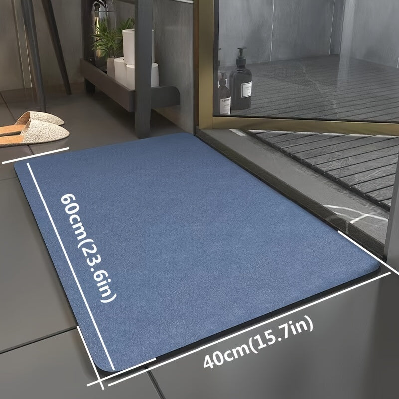 Soft Diatom Mud Bath Rug Non-slip Bathroom Mat