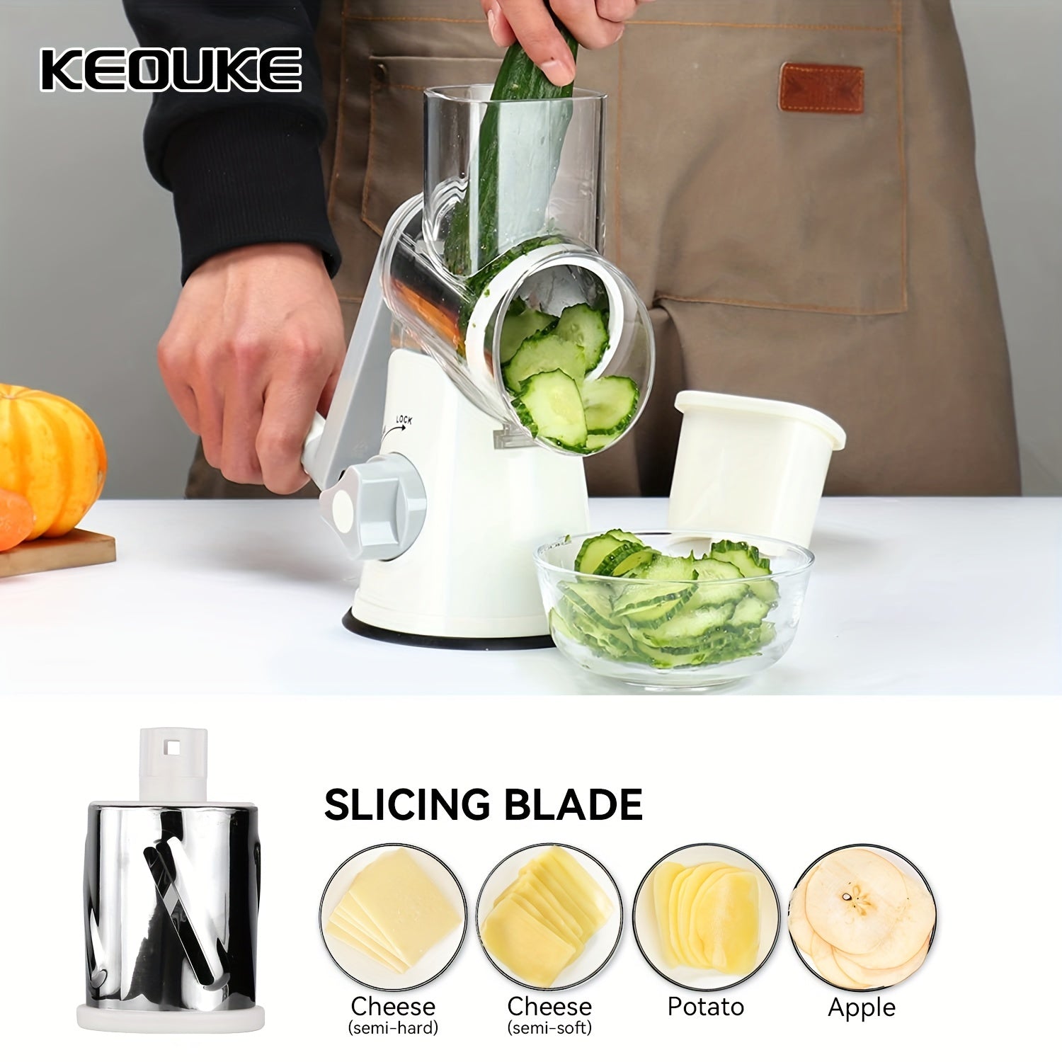 Multifunctional Cheese Grater Vegetable Slicer