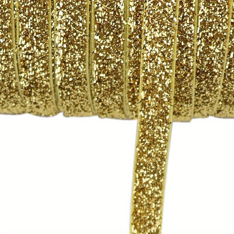 5 Yards 10mm Glitter Velvet Ribbon DIY Gift Wrapping Hair Bows Wedding Party