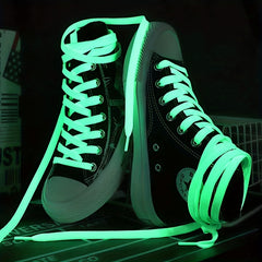 Reflective & Glow in the Dark Shoelaces Set - Enhanced Visibility & Safety