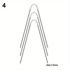3pcs Stainless Steel Ring Knitting Needle 2mm-3.5mm