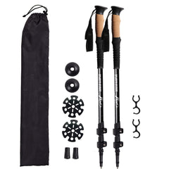 2pcs Aluminum Trekking Poles for Outdoor Activities