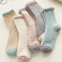 5 Pairs Thickened Warm Winter Casual Socks