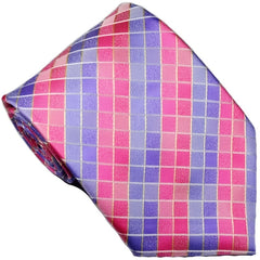 Men's Yellow Plaid Checks Classic Necktie for Business & Social Occasions