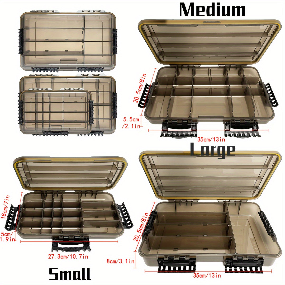 Waterproof Lure Bait Storage Box Multifunctional Fishing Gear Accessories