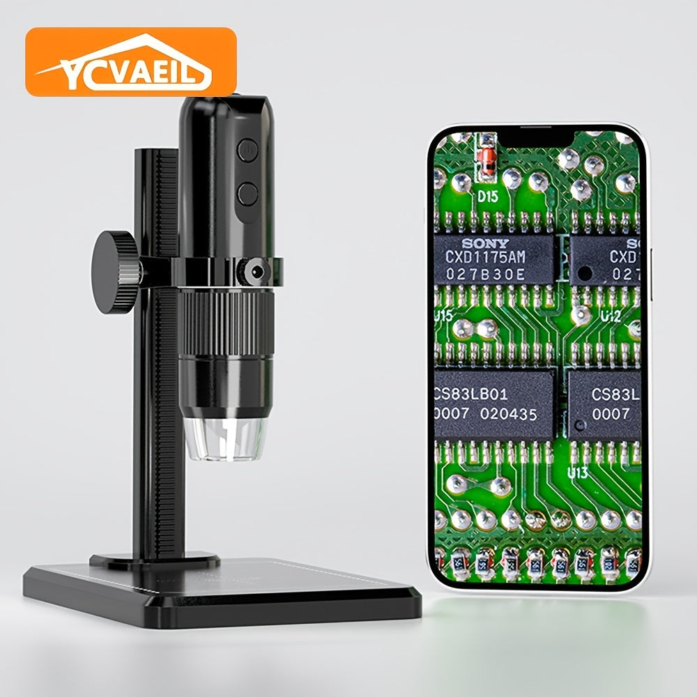 1600X HD Digital Microscope 8LED Endoscope Camera For Phone PC Soldering