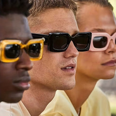 Y2K Rectangle Sunglasses For Women Men UV400