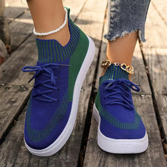 Breathable Flying Woven Shoes Lightweight Casual Running Sneakers