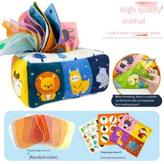 Infant Toys Cloth Book Tissue Box Early Education Toys