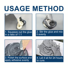 Adhesive Metal Stone Ceramic Mold Crack Pattern Waterproof High Temp