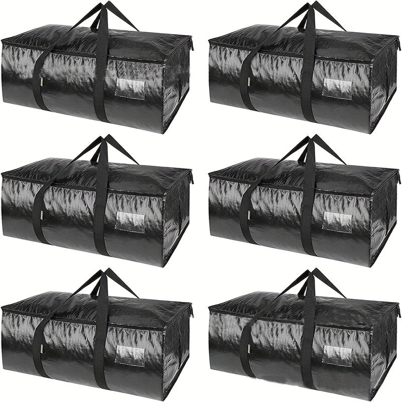 Heavy Duty Storage Bags with Handles & Zippers - Alternative to Moving Boxes