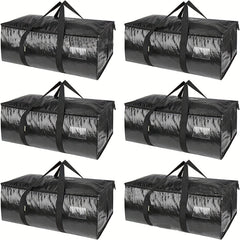 Heavy Duty Storage Bags with Handles & Zippers - Alternative to Moving Boxes