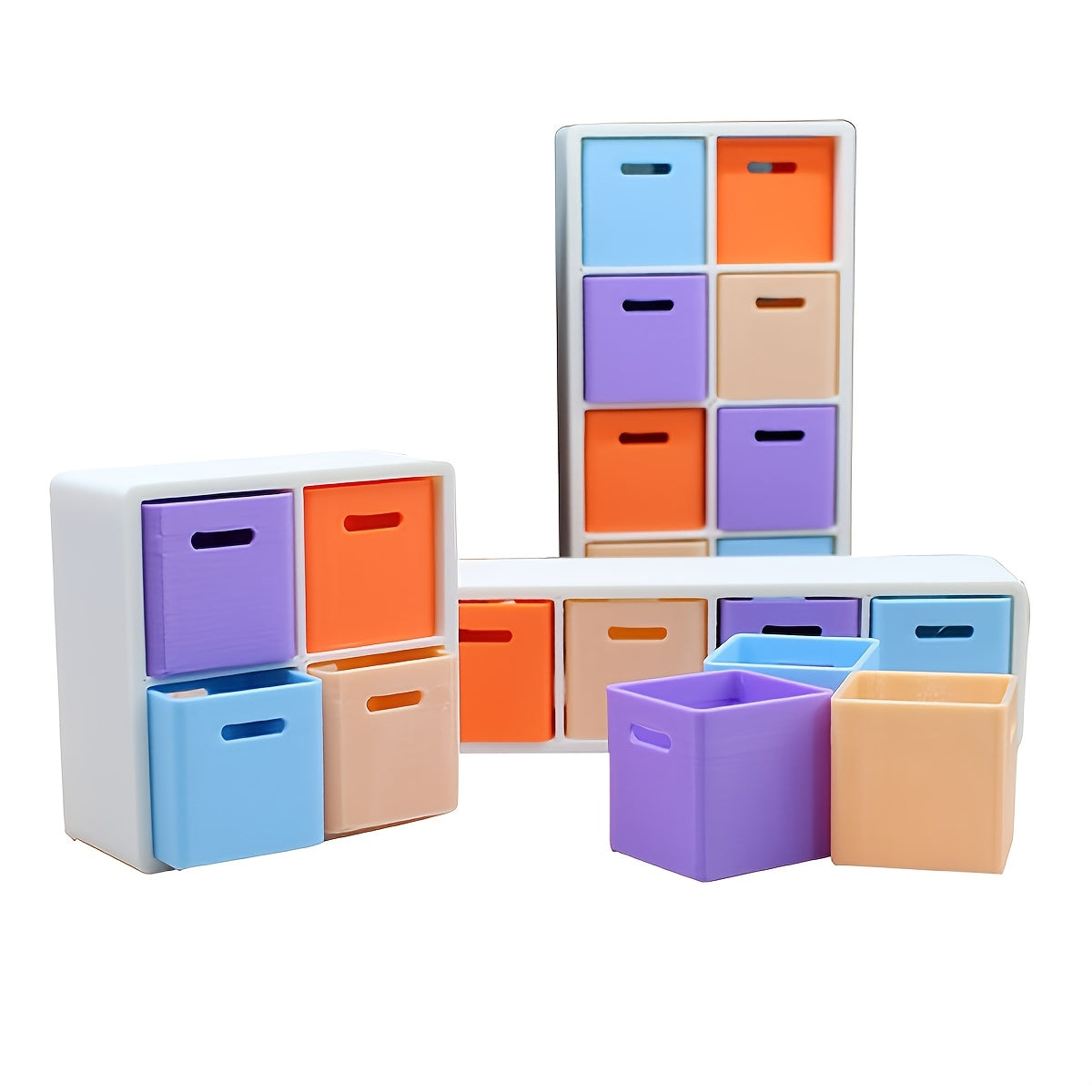 1:12 Scale Storage Rack Kit Organizer Box for Minihouse