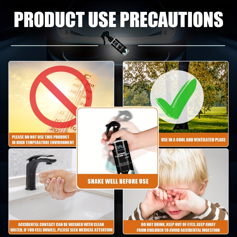 Car Interior Cleaner Kit - Anti-Aging Tools for Home Cleaning