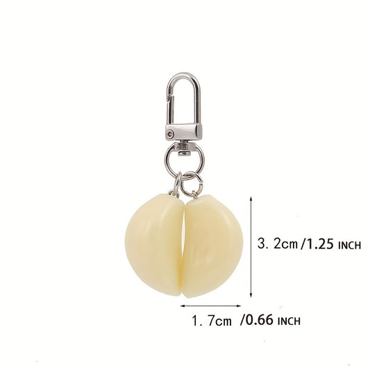 Garlic Keychain Food Accessory for Bags