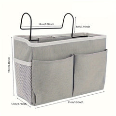 1pc Bedside Storage Bag Hanging Bedside Caddy Hanging Storage Bag For Bed