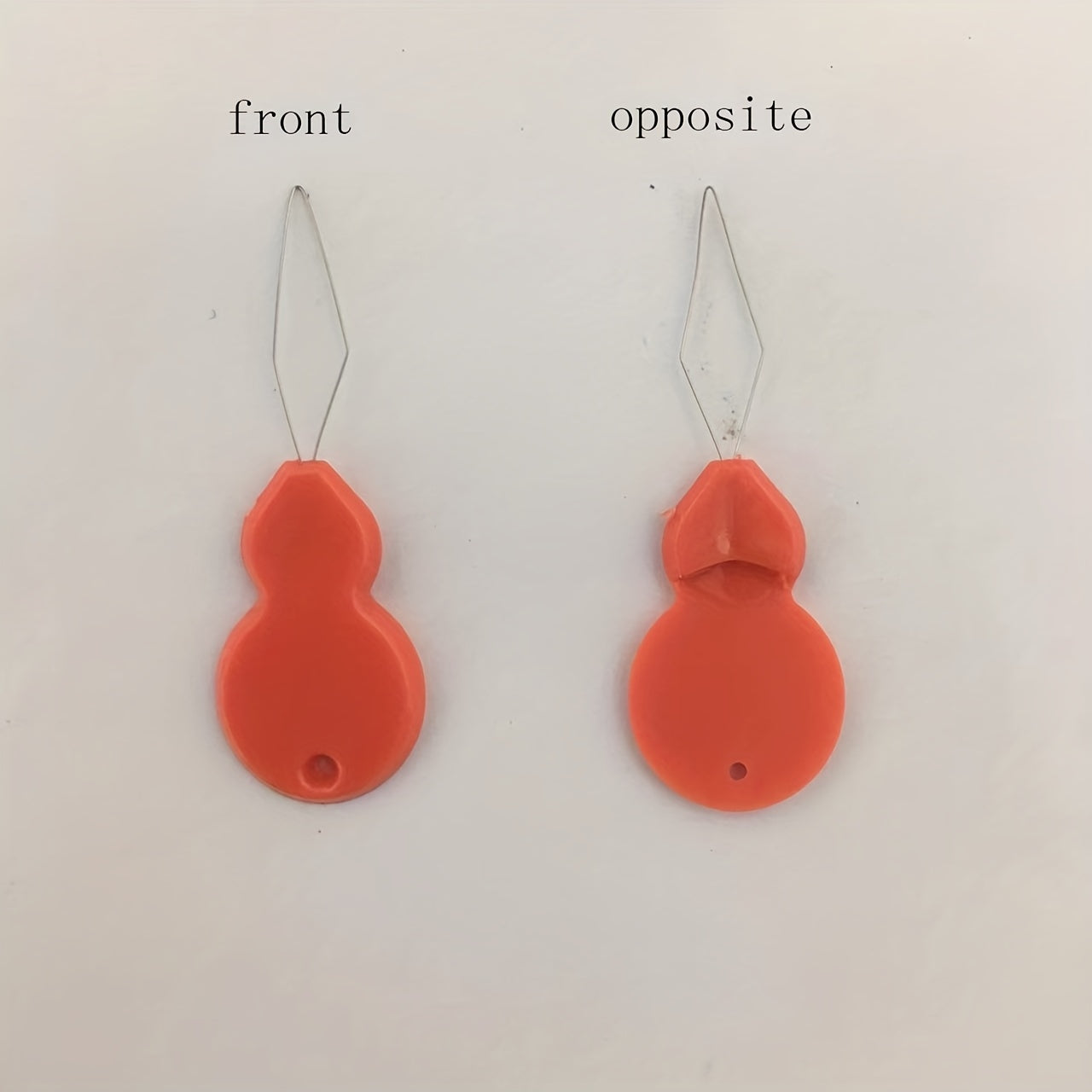Plastic Needle Threader Gourd Shaped DIY Cross Stitch Threading Tool