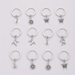 12pcs Men's Summer Alloy Keychain Box Bag Accessories