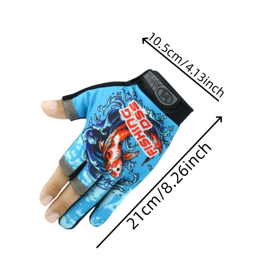 Anti Slip Breathable Half Finger Gloves for Cycling/Fishing