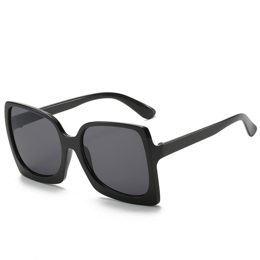 Vintage Leopard Square Sunglasses Oversized Frame Eyeglasses