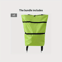 Portable Folding Shopping Cart Lightweight with Wheels