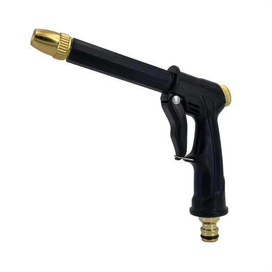 High Pressure Water Gun Portable Hose Nozzle Spray Adjustable Garden Car Pet Cle