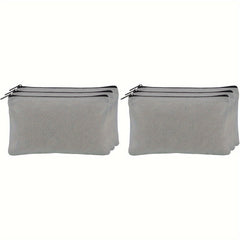 6pcs DIY Blank Canvas Pencil Case for Children
