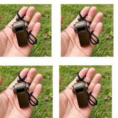 2pcs 4pcs 3 in 1 Emergency Survival Whistle Compass Thermometer