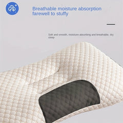 3D SPA Massage Knitted Cotton Neck Pillow