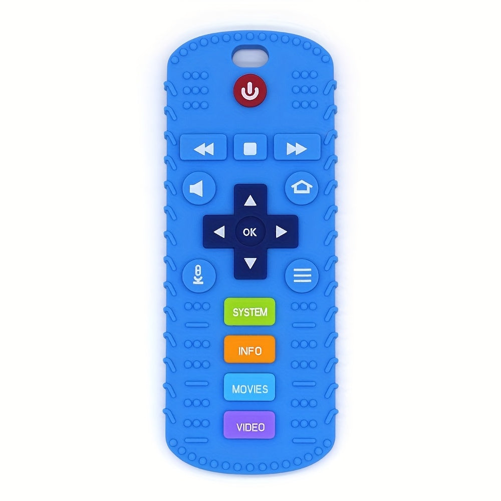 Silicone Teething Remote Control Toy for Newborns - Durable and Easy to Clean