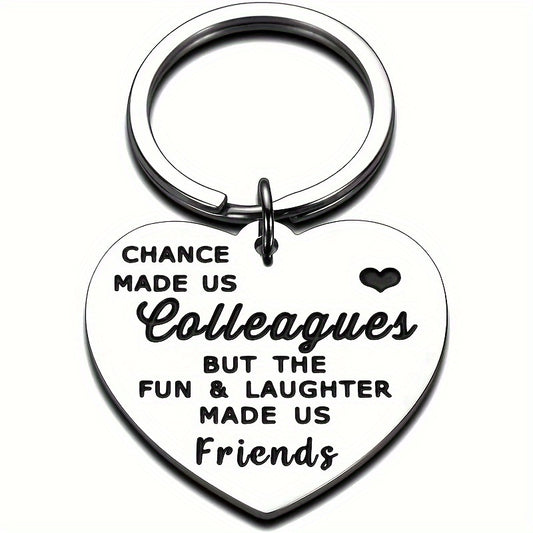 Vintage Heart Shaped Stainless Steel Carabiner Keychain