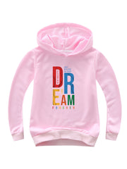 'Dream' Print Hoodie Boys Pullover Hooded Sweatshirt