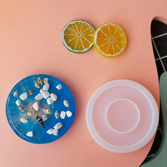 Circular Coaster Silicone Mold for DIY Home Desk Decor