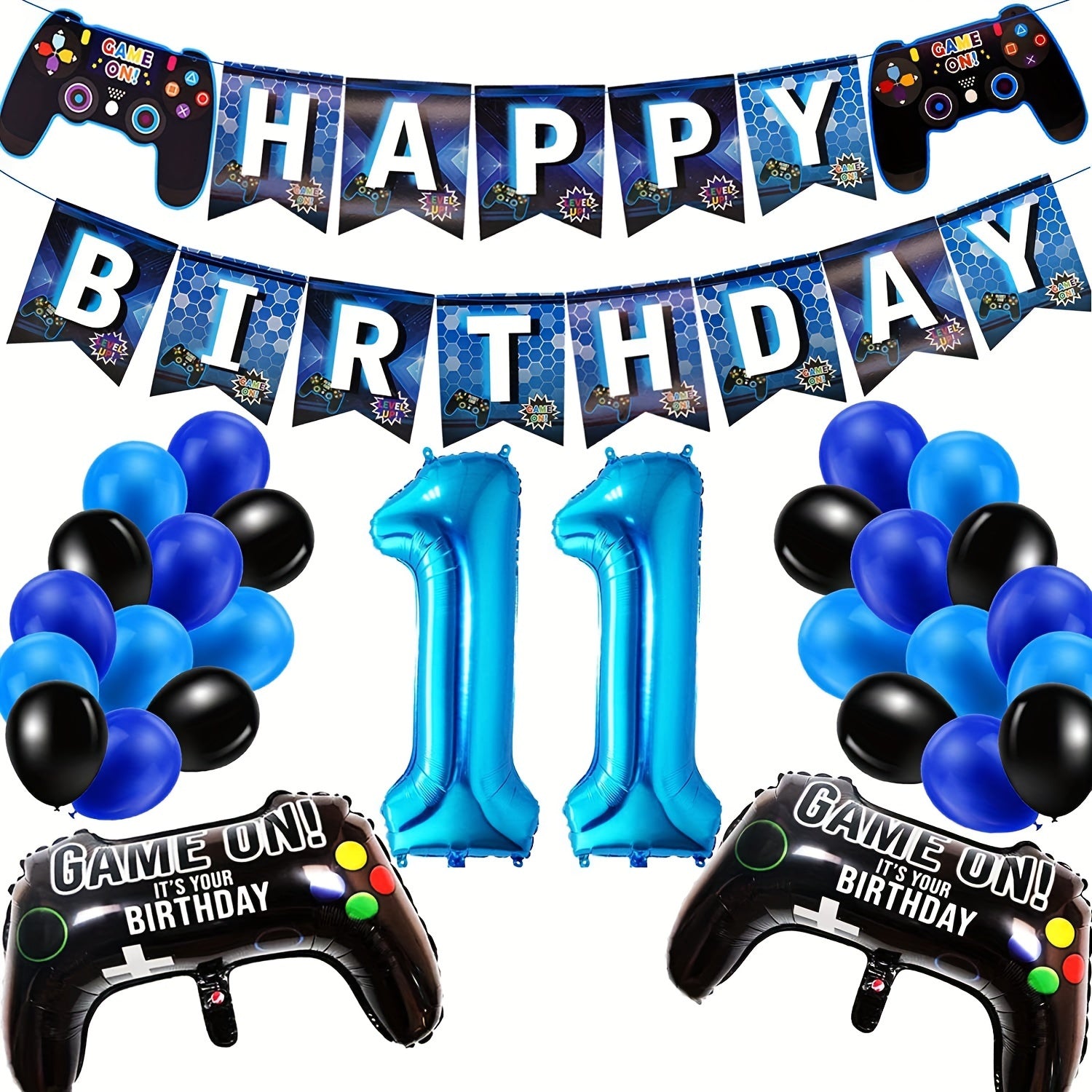 Game Controller Birthday Party Balloon Set
