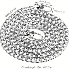 Metal Chain Watch Strap Mobile Phone Replacement Necklace Shoulder Strap