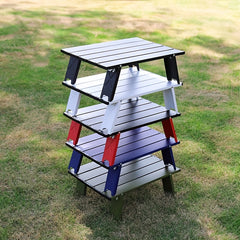 Portable Aluminum Folding Table for Outdoor Picnics BBQs Camping