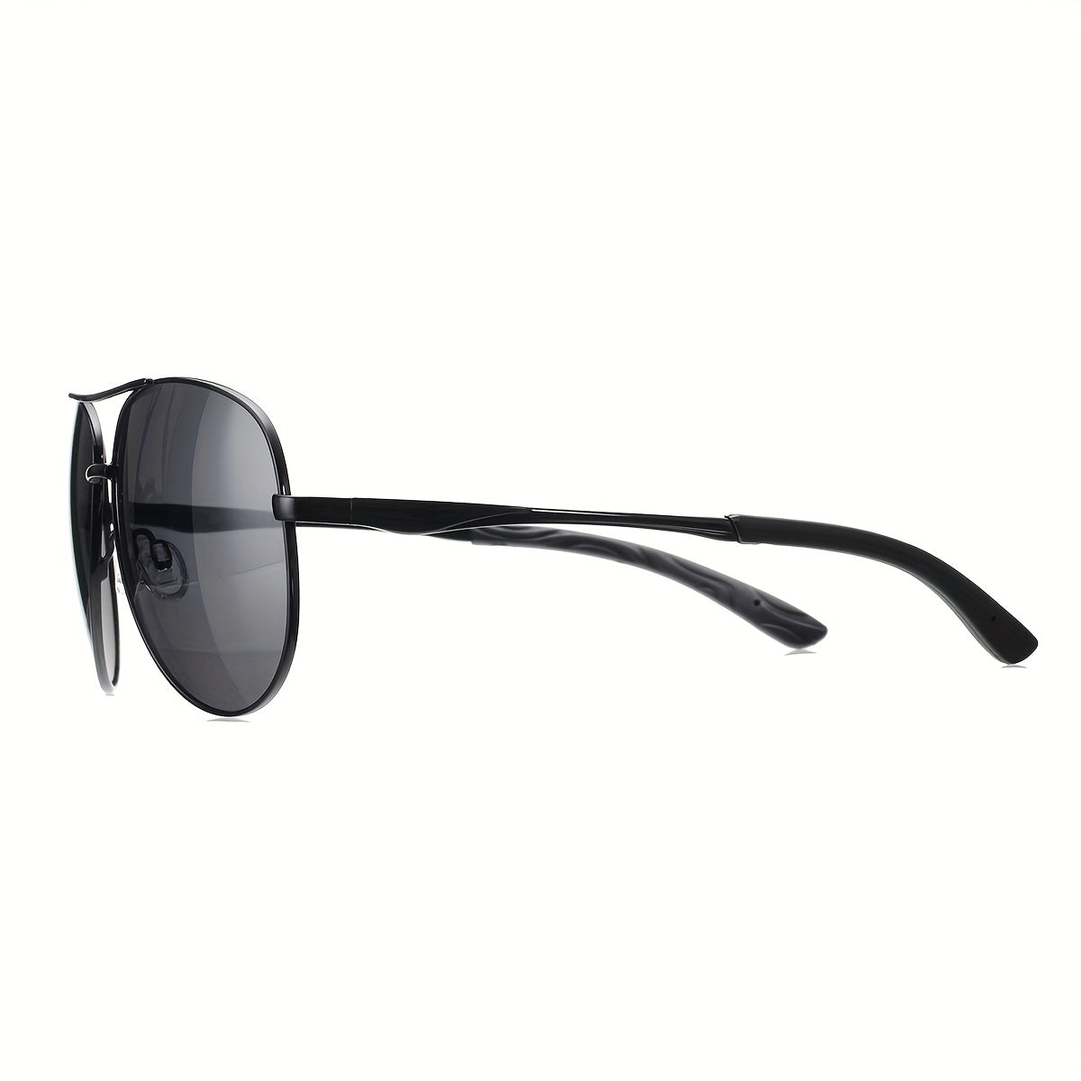 OUWEN Aviator Sunglasses Men Flexible Metal Sun Glasses UV Protection
