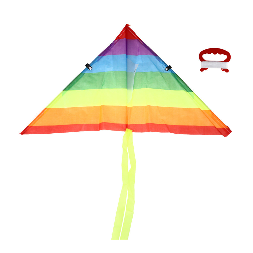 Rainbow Kite 50M Kite Line Outdoor Kites Kids Toy Kid Gift Garden Cloth Toy